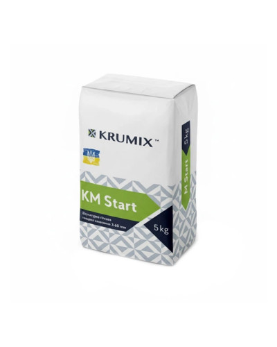 Штукатурка гіпсова  KRUMIX КМ Start (5кг) ОРТЕК 