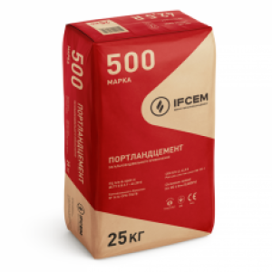 Цемент IFCEM M500  II/A-LL 42.5R красный(25кг) 