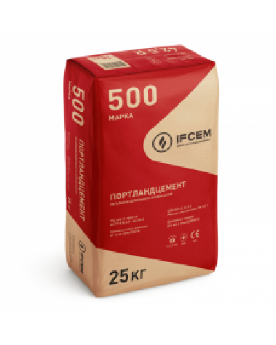 Цемент IFCEM M500  II/A-LL 42.5R красный(25кг) 