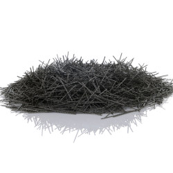 Поліпропіленова фібра Кортекс  300гр чорна MICRO FIBER