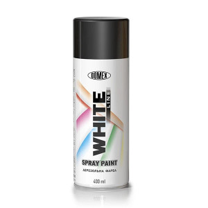 Аерозольний баллон DOMEX WHITE LINE грунт чорний 102 400 мл