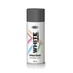 Аерозольний баллон DOMEX WHITE LINE темно-сіра RAL 7016 400 мл