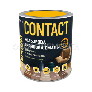 Емаль акрилова CONTACT жовтий  RAL-1023 750 мл