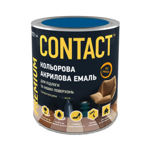 Емаль акрилова CONTACT синій  RAL-5005 750 мл