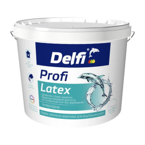 Фарба латексна акрилова для внутрішніх робіт Profi Latex TM Delfi - 14кг