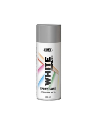 Аерозольний баллон DOMEX WHITE LINE грунт сірий 101 400 мл