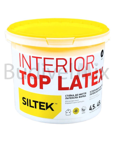Краска латексная Siltek Interior Top Latex C (4,5л)