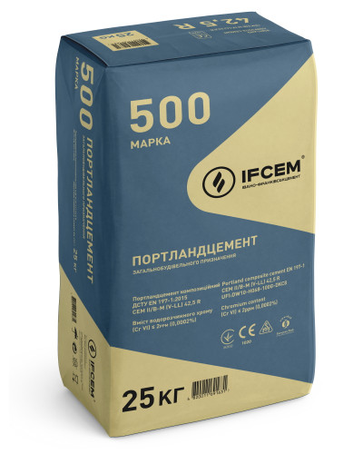 Цемент IFCEM M500  II/B-M 42.5R (25кг) 