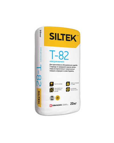 Клей Siltek T-82 для мармуру, 20 кг