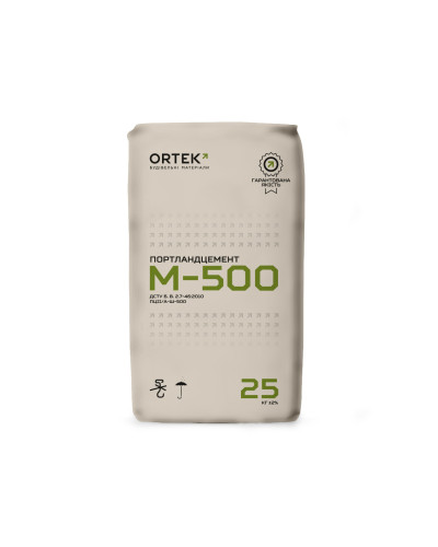 Цемент ORTEK M-500 D20, 25кг