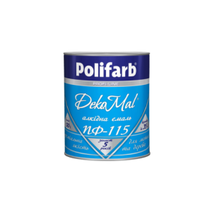Емаль Polifarb алкідна DekoMal ПФ-115 глянець 0.9 кг