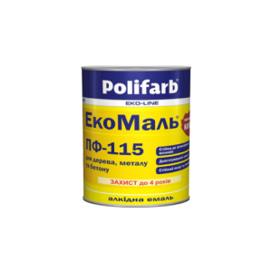 Емаль Polifarb EkoMal ExtraMal глянець ПФ-115 2.7 кг