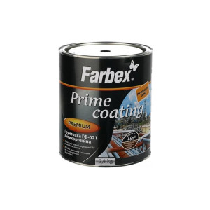 Ґрунтовка антикорозійна Farbex ГФ-021 червоно-коричнева, 2,8 кг