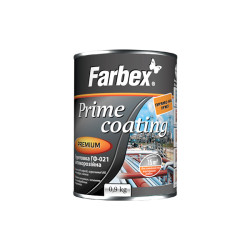 Ґрунтовка антикорозійна Farbex ГФ-021 червоно-коричнева, 0,9 кг