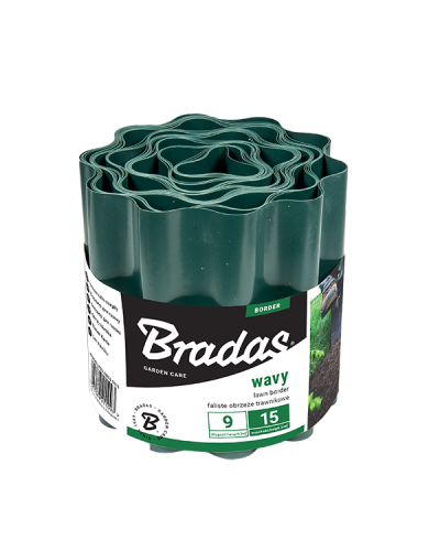 Бордюр Bradas хвилястий 9 мx20 см зелений