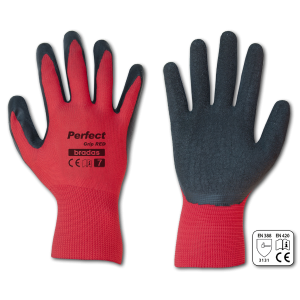 Перчатки защитные Bradas PERFECT GRIP RED латекс, размер 10
