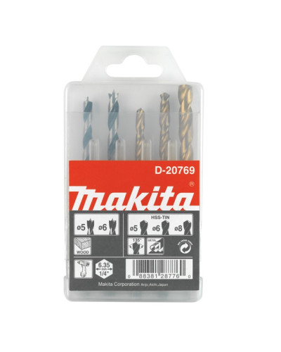 Набір свердл для шестигранного патрона Makita
