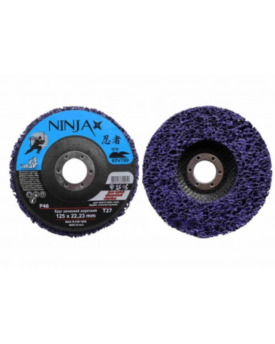Круг зачистний, нетканий жорсткий Virok NINJA TM Т27