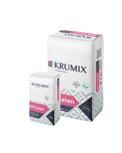 Шпаклівка гіпсова KRUMIX КМ Saten фінішна (25кг)