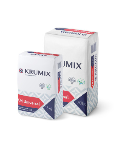 Штукатурка гіпсова легка Krumix КМ Universal (30кг)