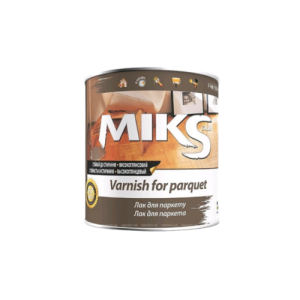 Лак паркетний Miks color, шовковисто-матовий