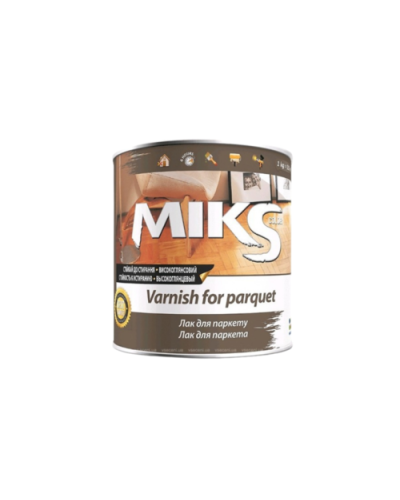 Лак паркетний глянцевий Miks color