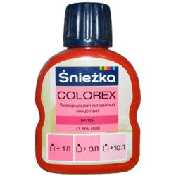 Пігмент Sniezka Colorex червоний 100 мл