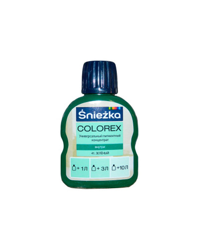 Пігмент Sniezka Colorex зелений 100 мл