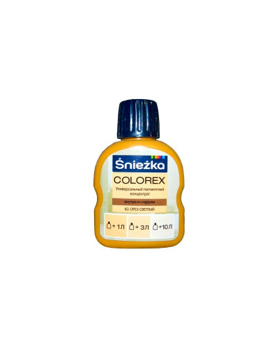 Пигмент Sniezka Colorex светлый орех 100 мл