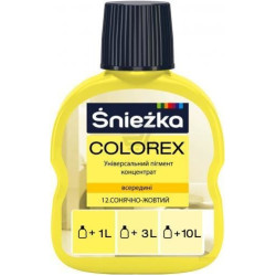 Пігмент Sniezka Colorex яскраво-жовтий 100 мл
