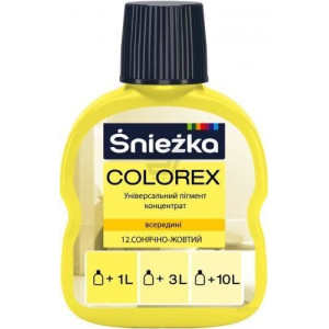Пігмент Sniezka Colorex яскраво-жовтий 100 мл