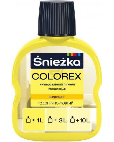 Пігмент Sniezka Colorex яскраво-жовтий 100 мл