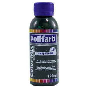 Колорант Polifarb Сolor-Mix смарагдовий 120 мл