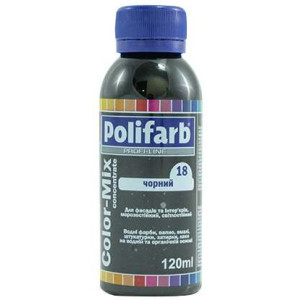 Колорант Polifarb Сolor-Mix чорний 120 мл