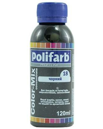Колорант Polifarb Сolor-Mix чорний 120 мл