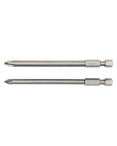 Насадка викруткова YATO, 1/4" №4, 8х100 мм, 2 шт