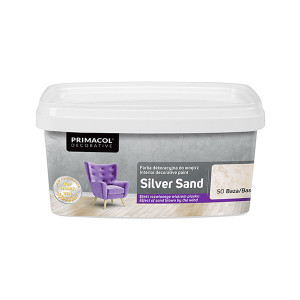 Декоративна фарба PRIMACOL DECORATIVE Silver Sand срібло 