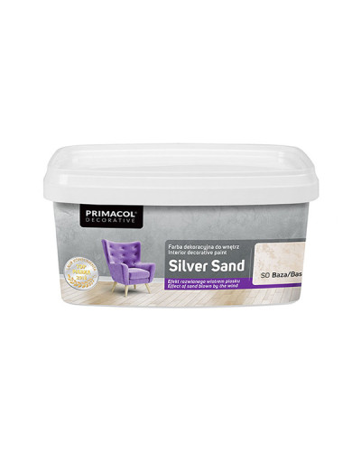 Декоративная краска PRIMACOL DECORATIVE Silver Sand серебро 
