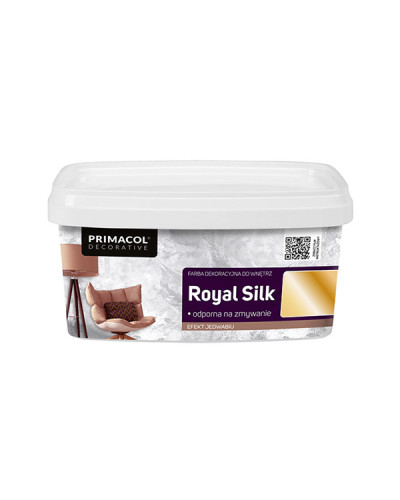 Декоративна фарба PRIMACOL DECORATIVE Royal Silk золото, срібло 1 кг