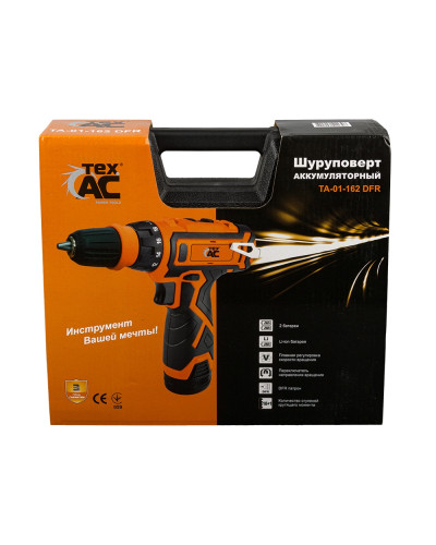 Шурупокрут TexAC ТА-01-162 DFR (12V)