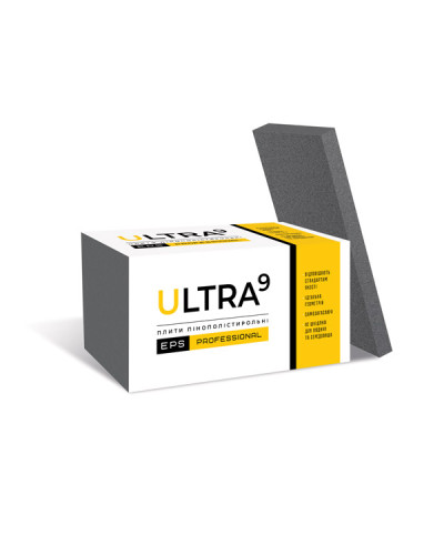 Пінопласт Ultra Prof Graphite 13 кг/м3 