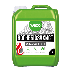Вогнебіозахист безбарвний 5,0 л WECO