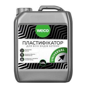 Пластифікатор для всіх видів бетону Universal 10,0 л WECO