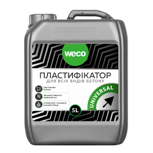 Пластифікатор для всіх видів бетону Universal 5,0 л WECO