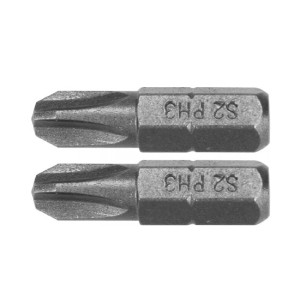 Насадка викруткова YATO Phillips PH 3x25 мм, 2 шт
