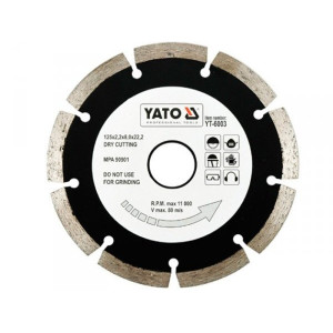 Диск алмазний відрізний YATO SEGMENT