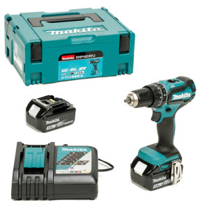 Акумуляторний ударний дриль-шурупокрут Makita DHP485RFJ