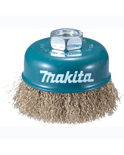 Чашкова латунна щітка Makita 75 мм