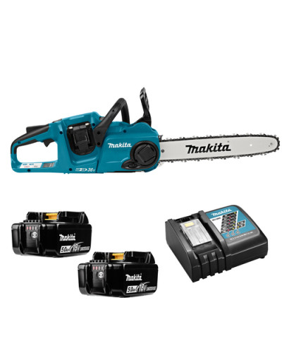 Акумуляторна ланцюгова пила Makita DUC353 + DC18RC + BL1850Bх 2 шт Makita