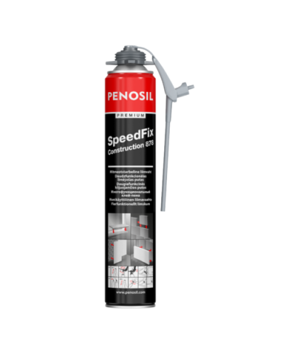 Клей-піна монтажна професійна Penosil Premium SpeedFix Construction 878 всесезонна 750мл